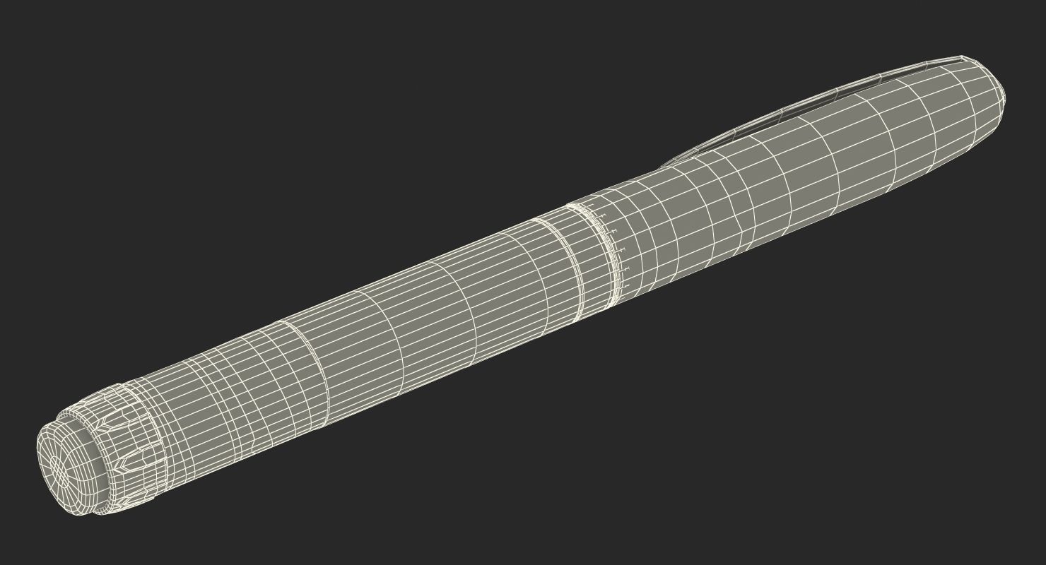 Insulin Syringe Pen Closed 3D model_14