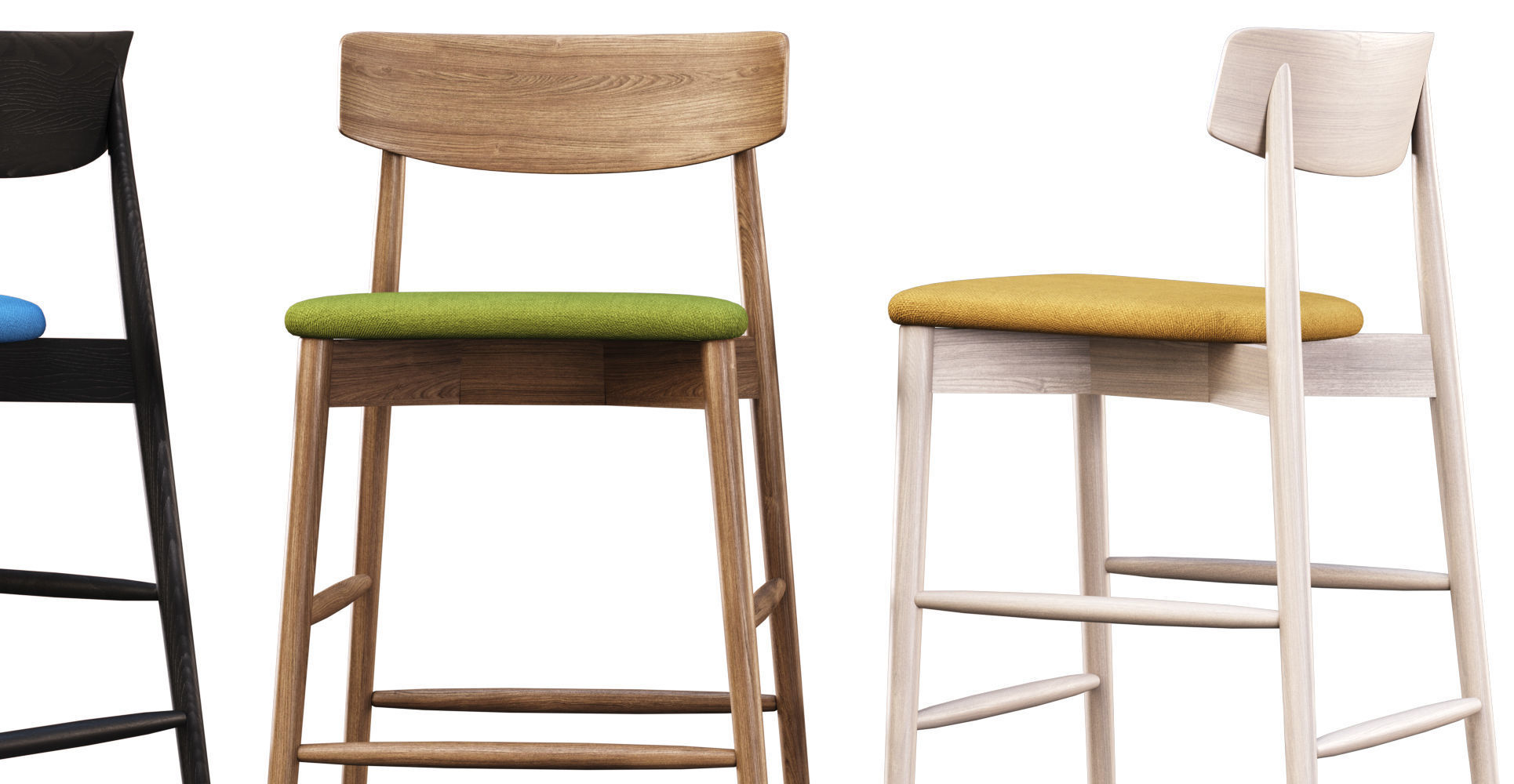 Miniforms Claretta Bar Stool  3D model_5