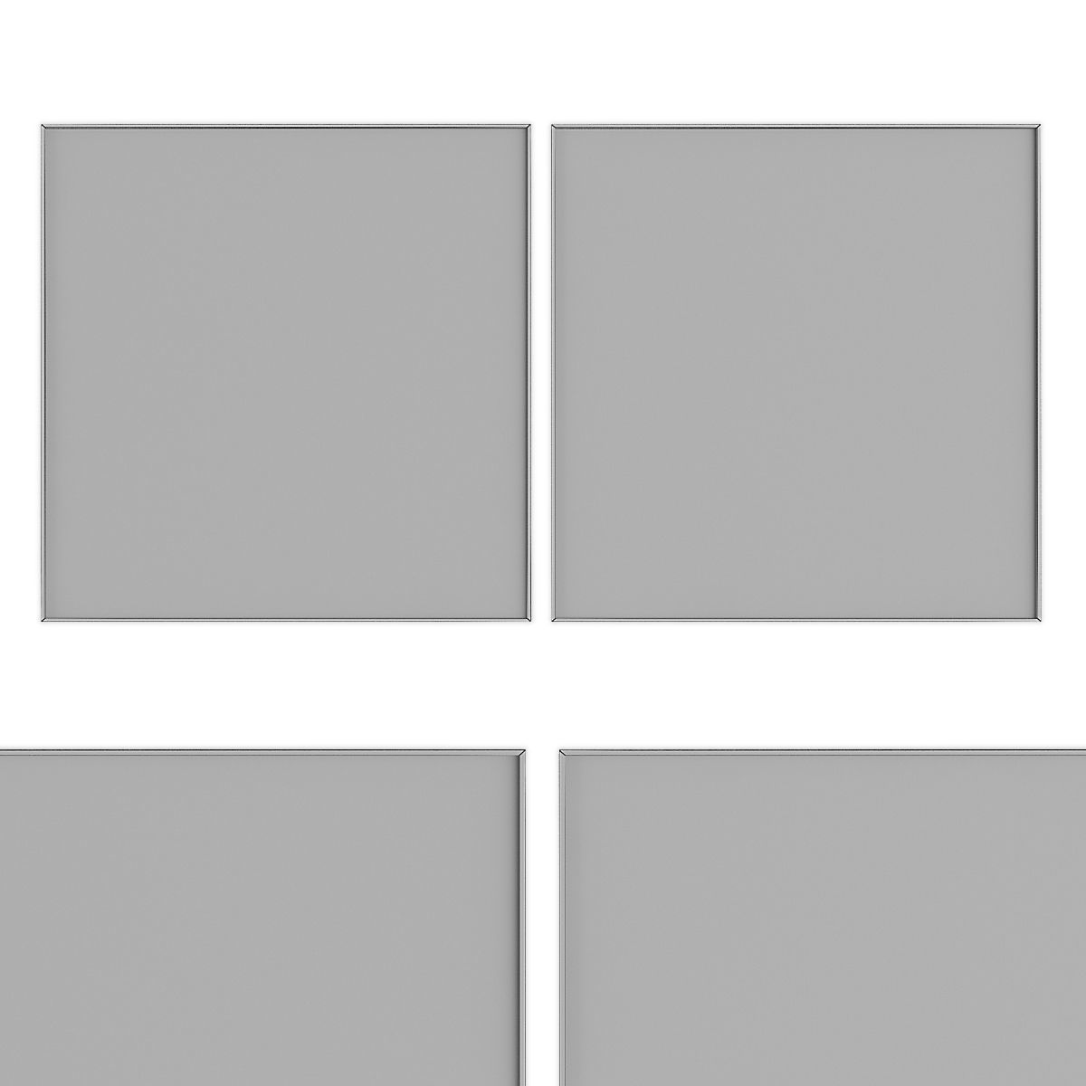 Pictures914 piece abstract canvas wall art set Low-poly 3D model_3