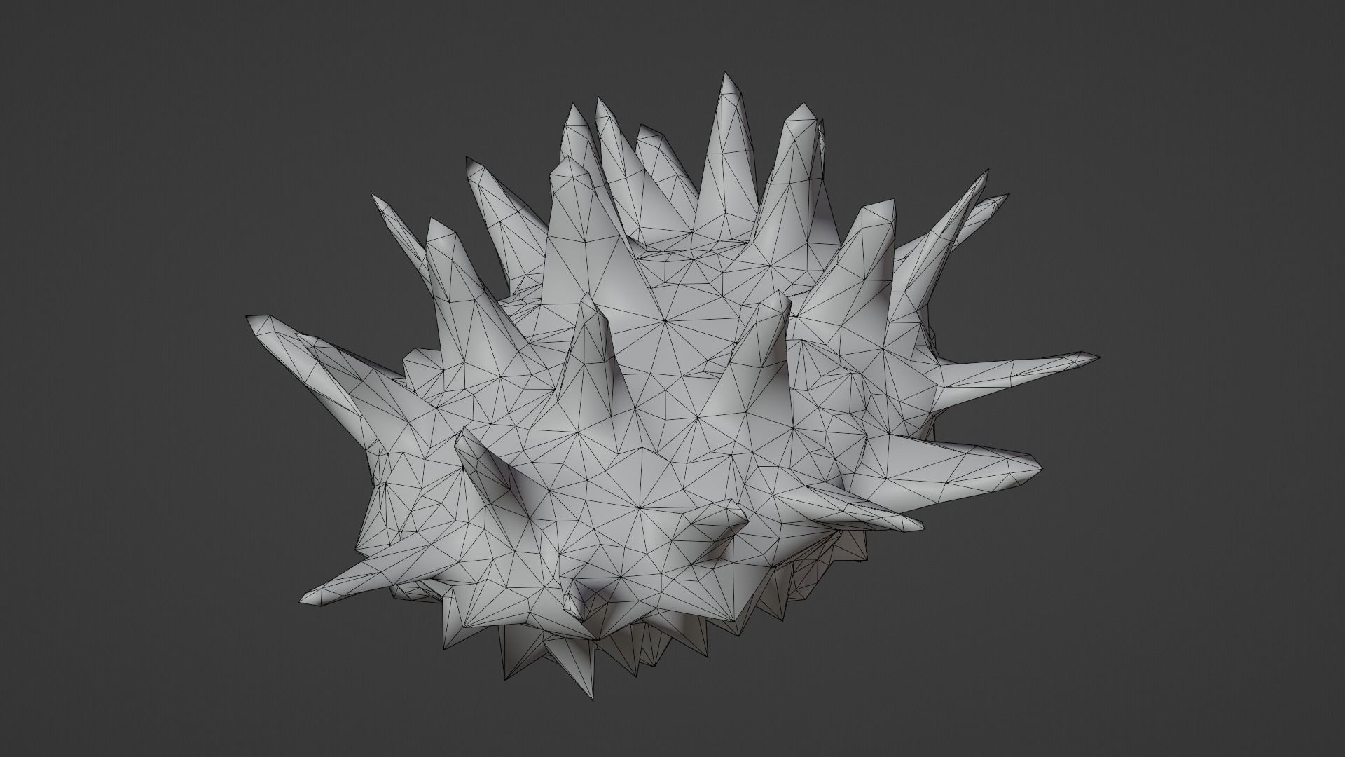 Blue Crystal Low-poly 3D model_12