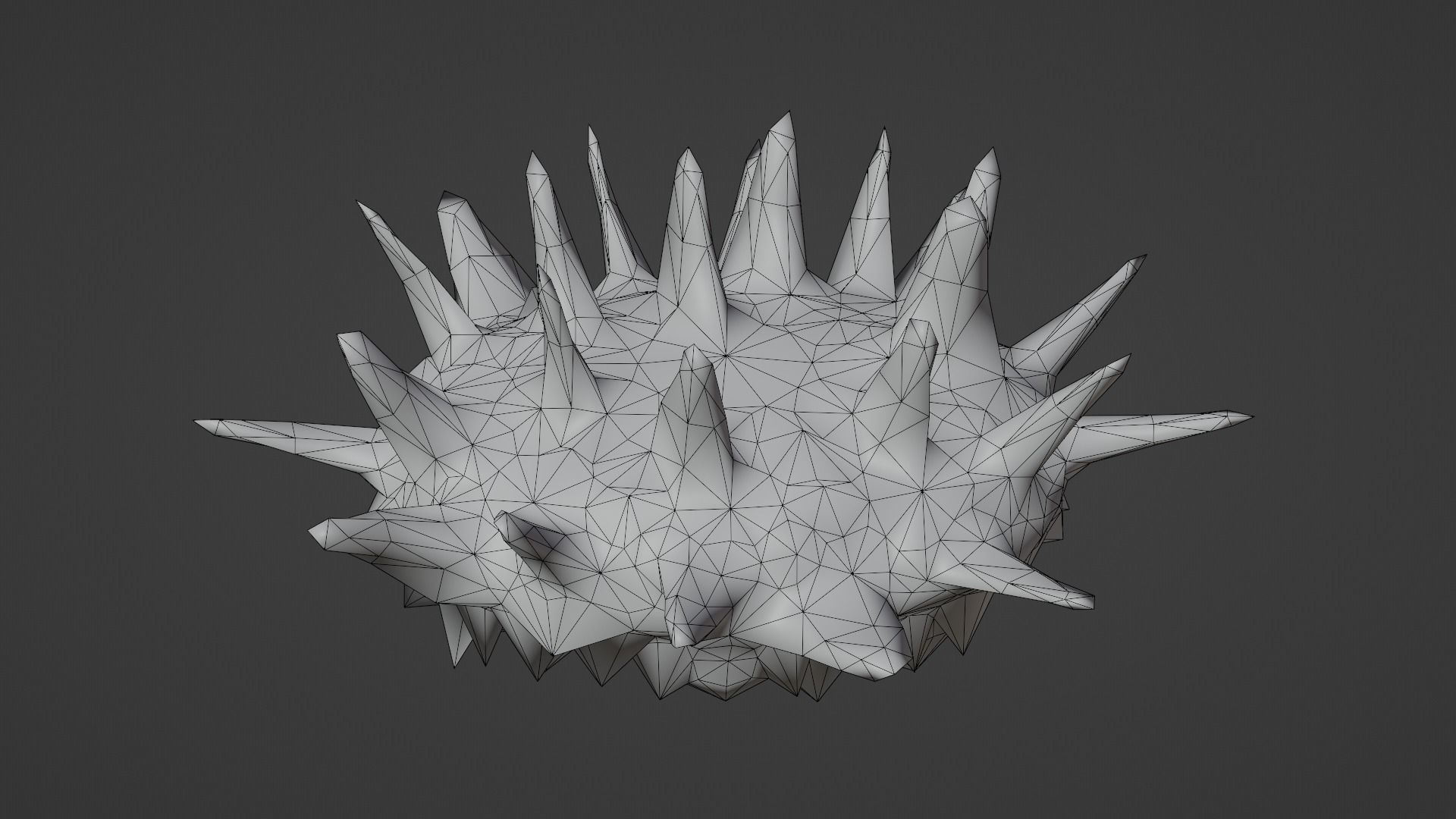Blue Crystal Low-poly 3D model_11