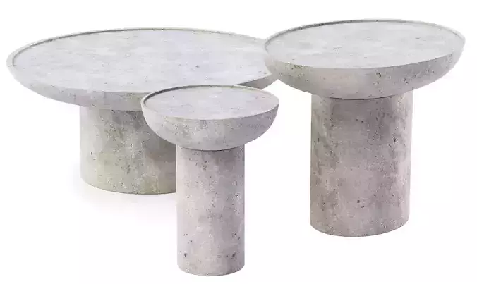 Jack Concrete Round Tables 