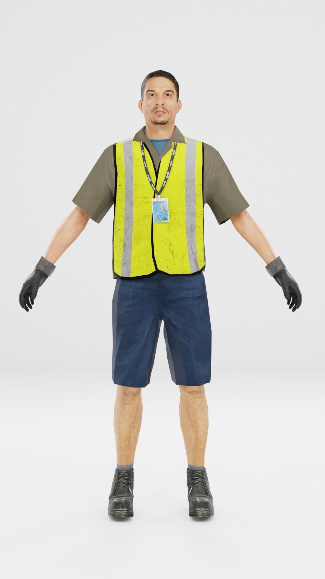 Worker Pack Low-poly 3D model Low-poly 3D model_8