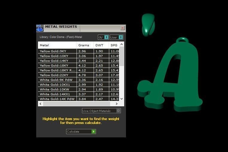 Model 978 A Bone Initial Letter Alphabet Pendant 3D print model_10