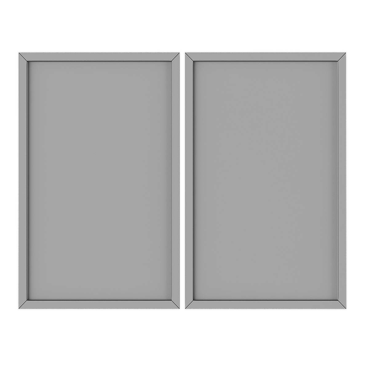 Pictures917 two gold leaf framed prints Low-poly 3D model_3