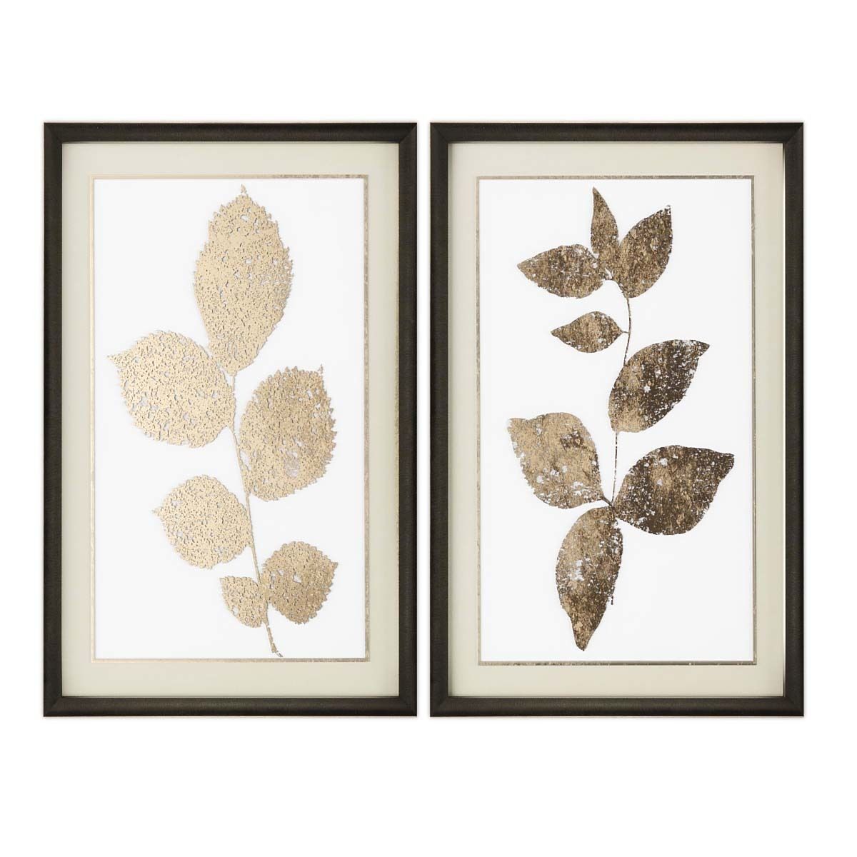 Pictures917 two gold leaf framed prints Low-poly 3D model_2
