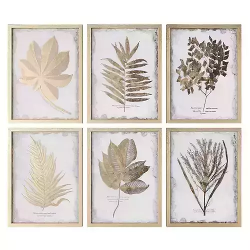 Pictures917 two gold leaf framed prints