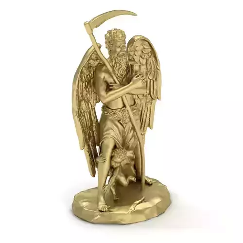 Chronos Greek Mythology God Time Statue 3D printing and CNC 3D print model