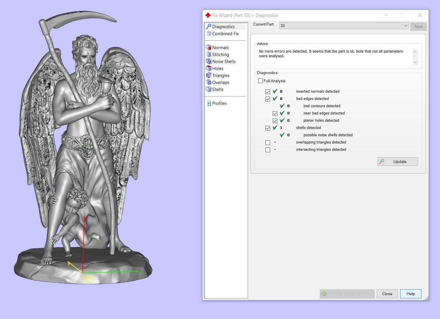 Chronos Greek Mythology God Time Statue 3D printing and CNC 3D print model_8