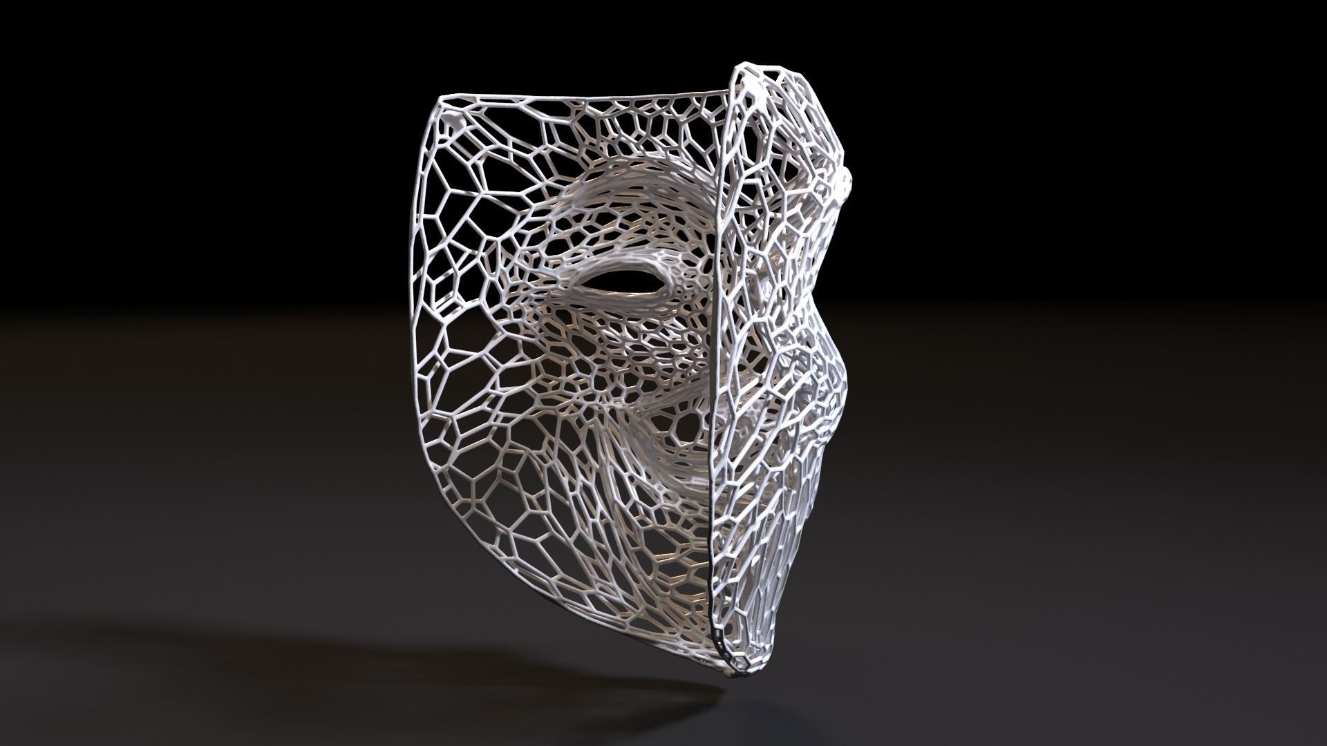Guy Fawkes Mask 3D print model_5