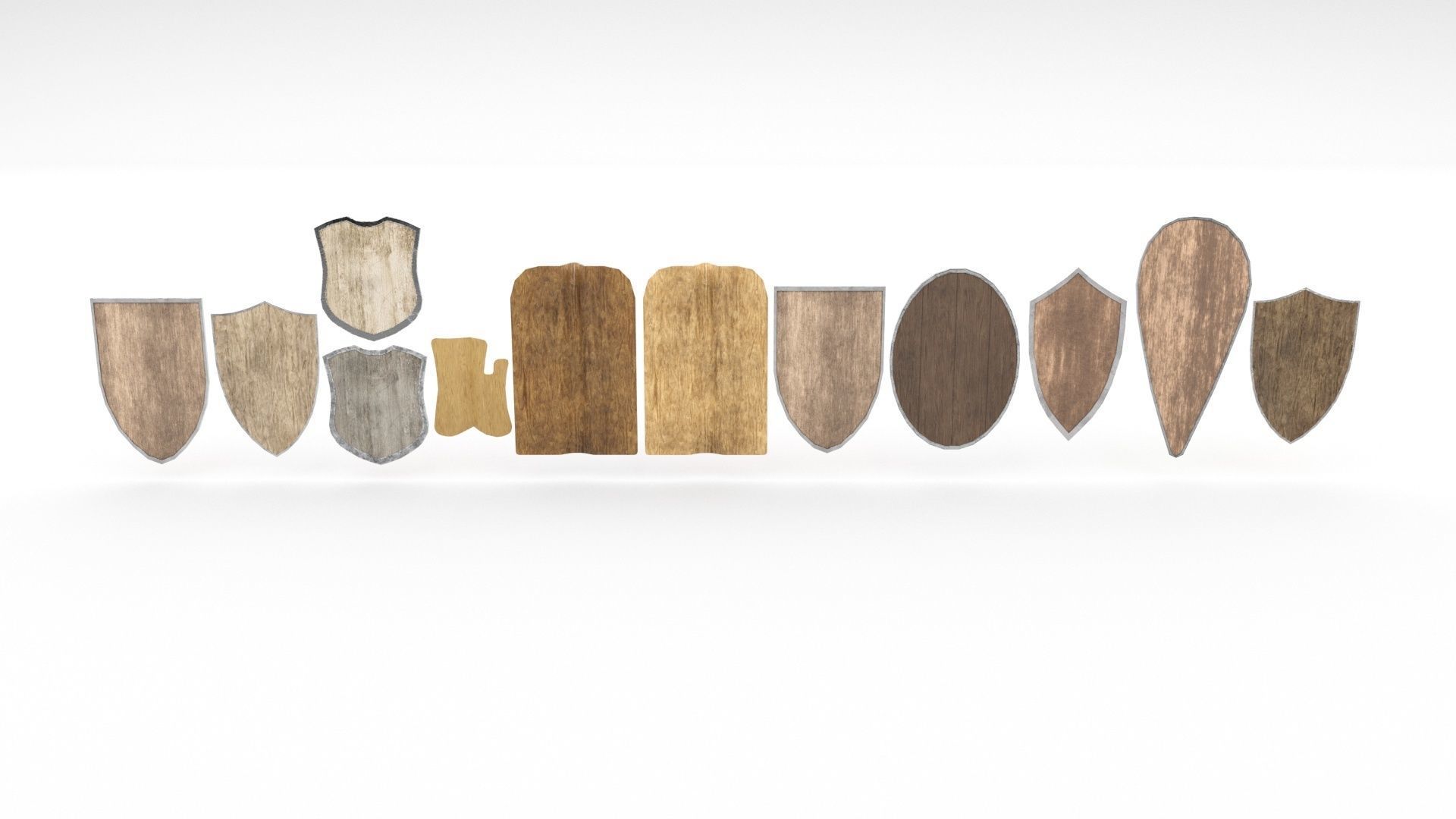 Medieval Armory and Smithy Building 3D model_46