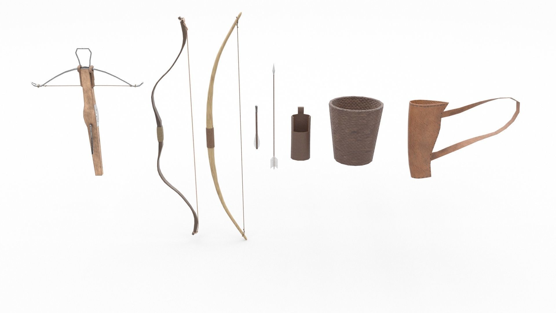 Medieval Armory and Smithy Building 3D model_44