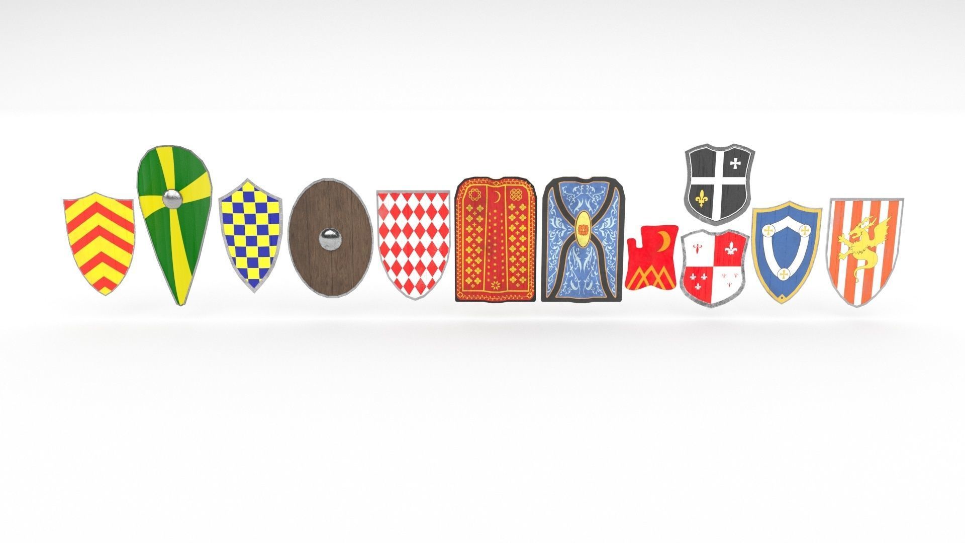 Medieval Armory and Smithy Building 3D model_45