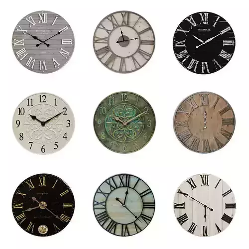 Clock collection 014