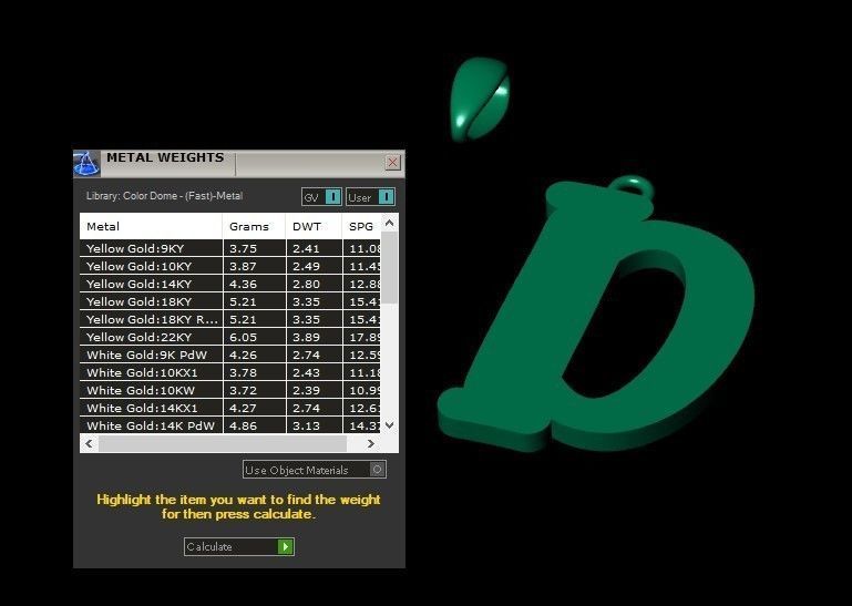 Model 981 D Bone Initial Letter Alphabet Pendant 3D print model_10