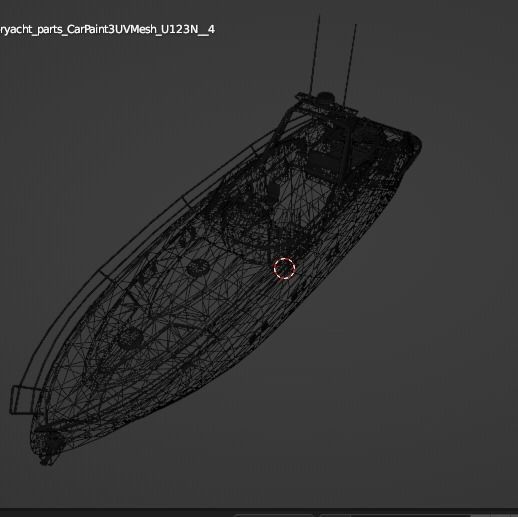 3D Stylized Boat Low-poly 3D model_19