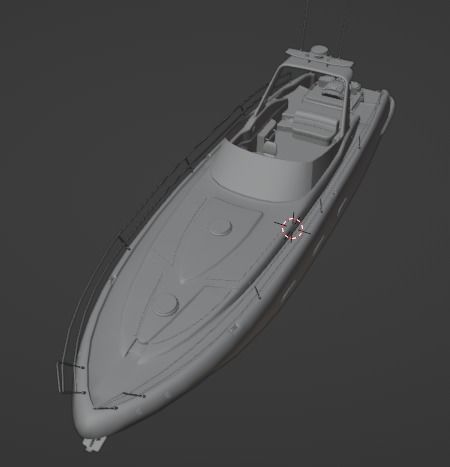 3D Stylized Boat Low-poly 3D model_30