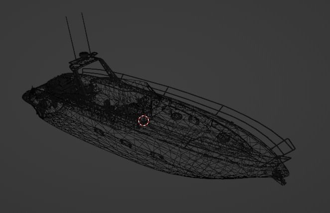 3D Stylized Boat Low-poly 3D model_21