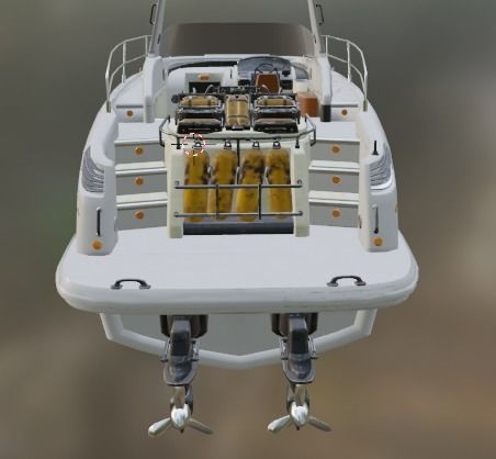 3D Stylized Boat Low-poly 3D model_16