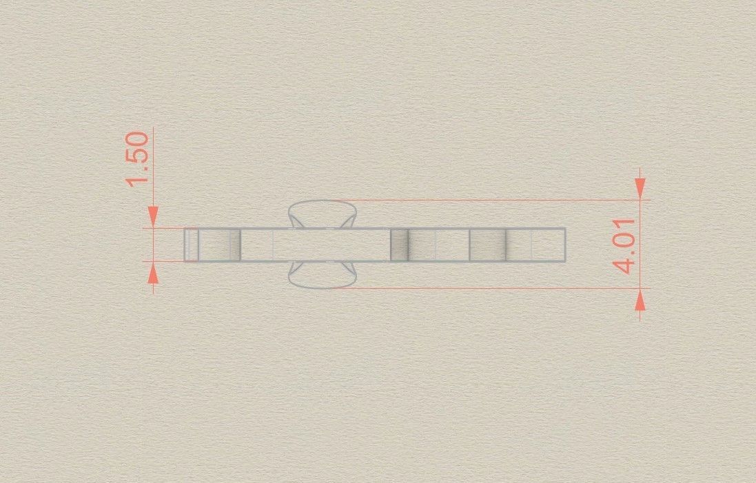 Model 983 F Bone Initial Letter Alphabet Pendant 3D print model_6