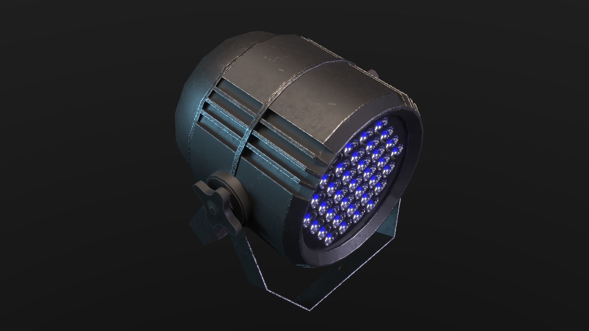 LED PAR Low-poly 3D model_8