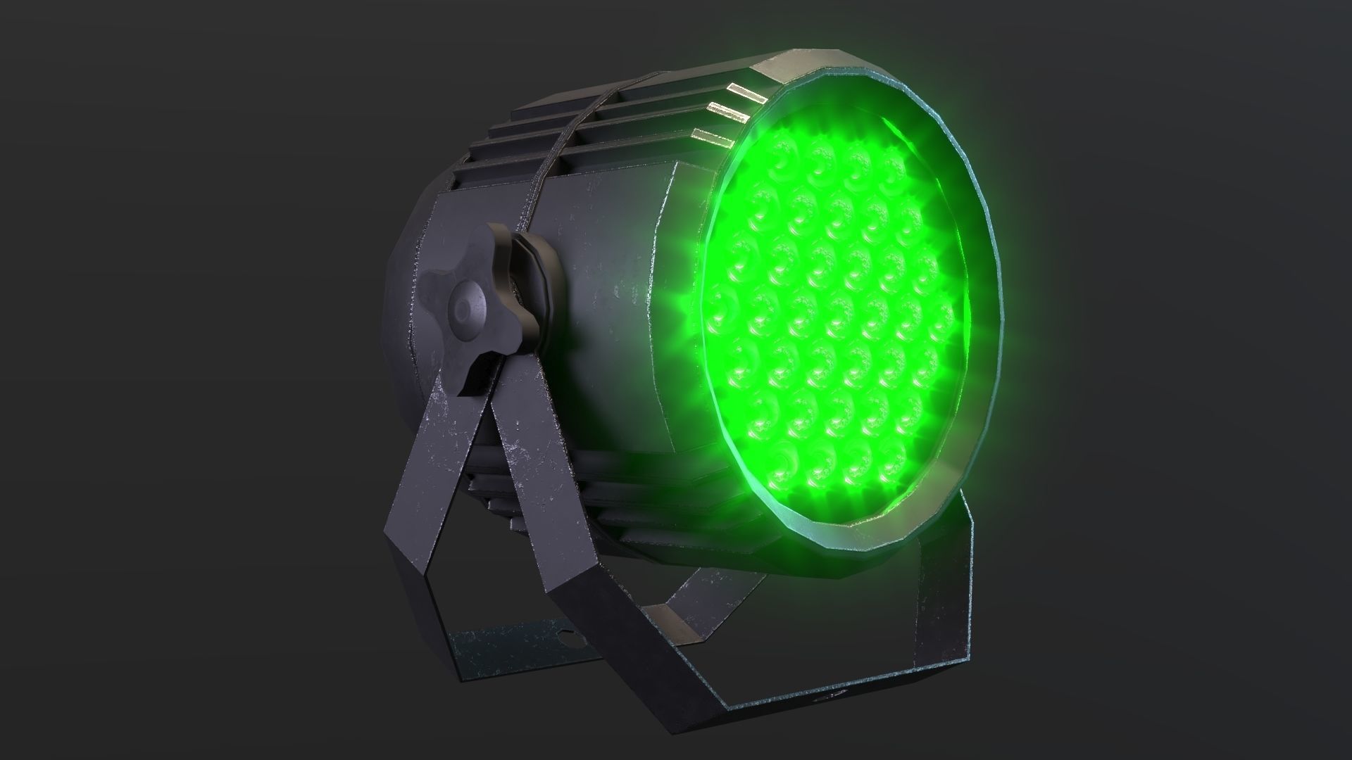 LED PAR Low-poly 3D model_3