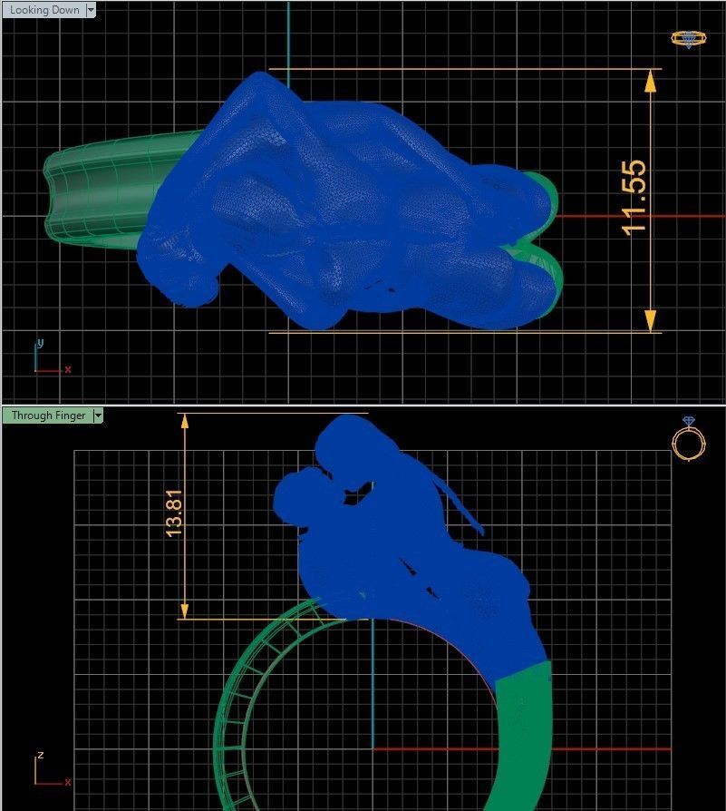 Love Ring 3D print model_4