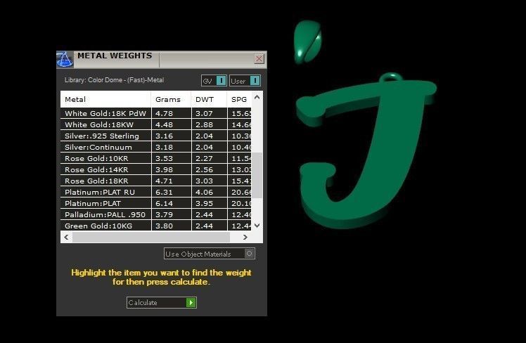 Model 987 J Bone Initial Letter Alphabet Pendant 3D print model_11