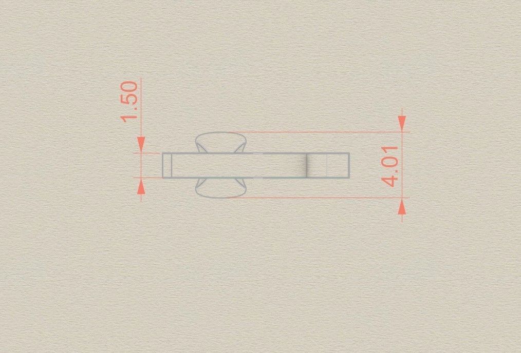 Model 989 L Bone Initial Letter Alphabet Pendant 3D print model_6