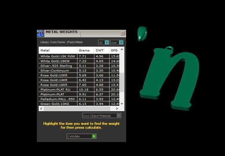 Model 991 N Bone Initial Letter Alphabet Pendant 3D print model_11