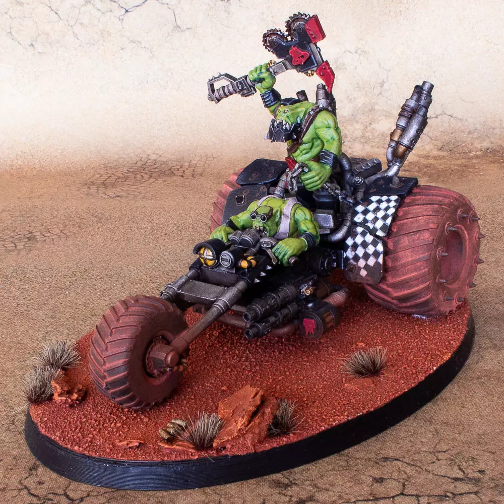 Ork Bike Boss - War Trike 3D print model