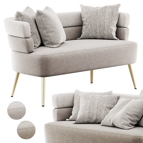 Sandwich Sofa by Kare Design 3D model 2