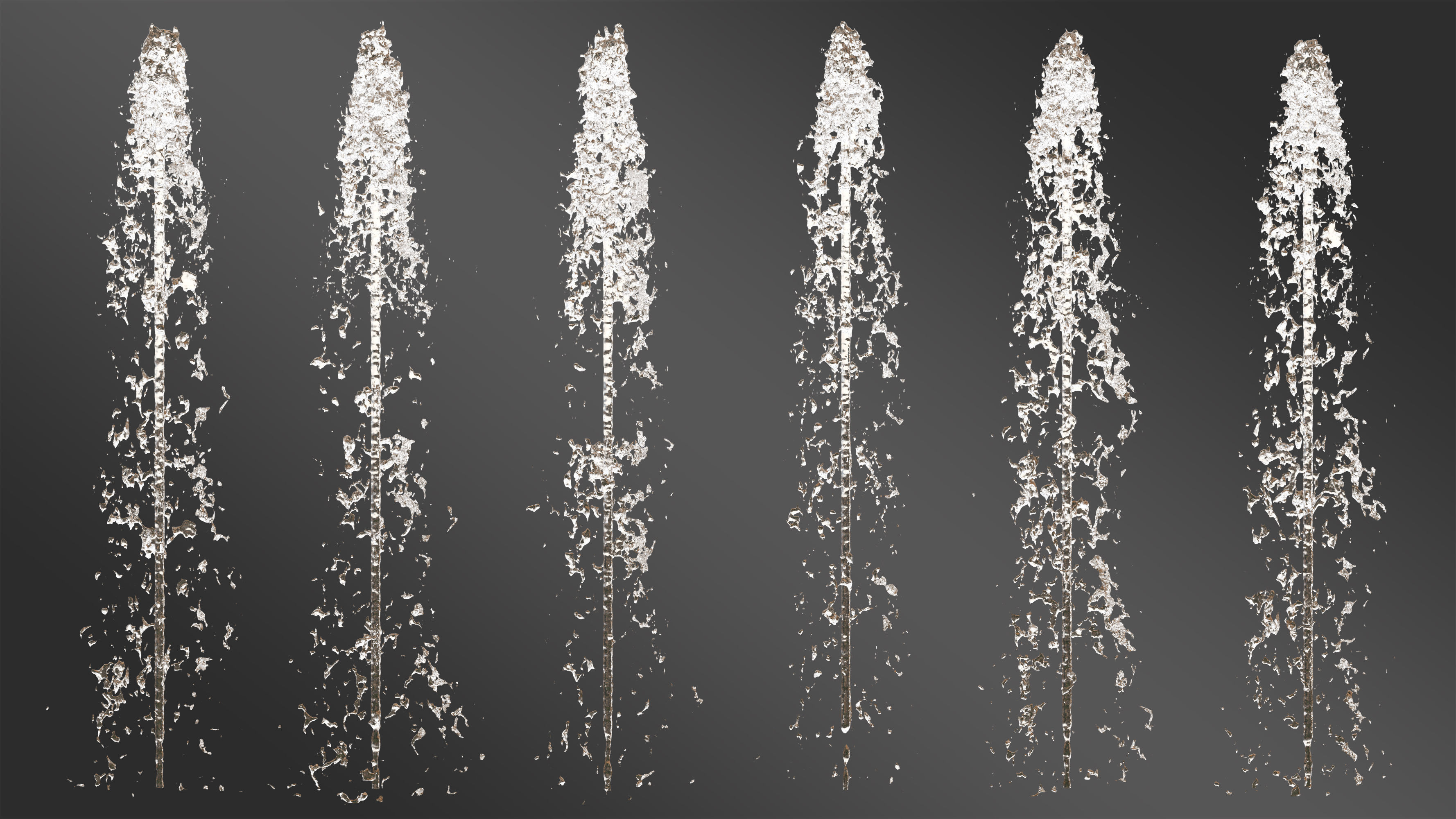 Water Fountain Set 01 3D model_2