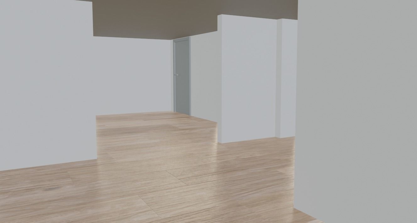 American house in 3d model 3D model_13