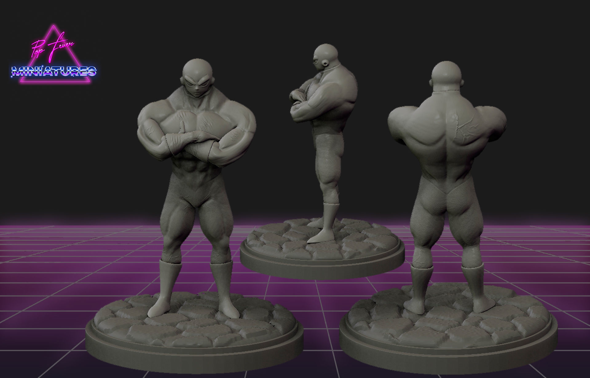 Jiren from Dragon Ball Super 3D print model 3D print model_1