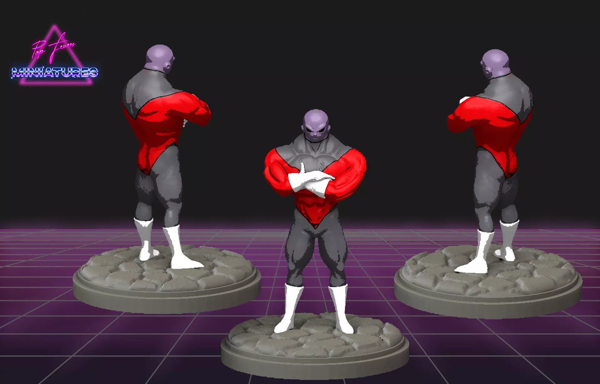 Jiren from Dragon Ball Super 3D print model 3D print model_0