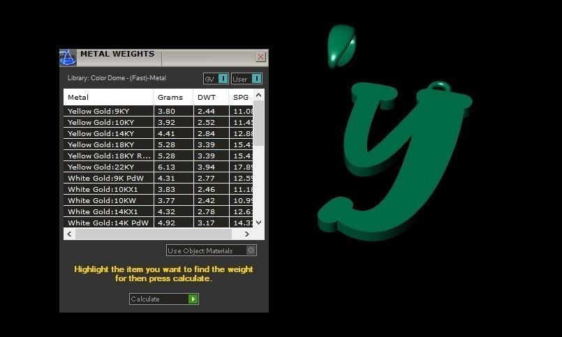 Model 999 Y Bone Initial Letter Alphabet Pendant 3D print model_11