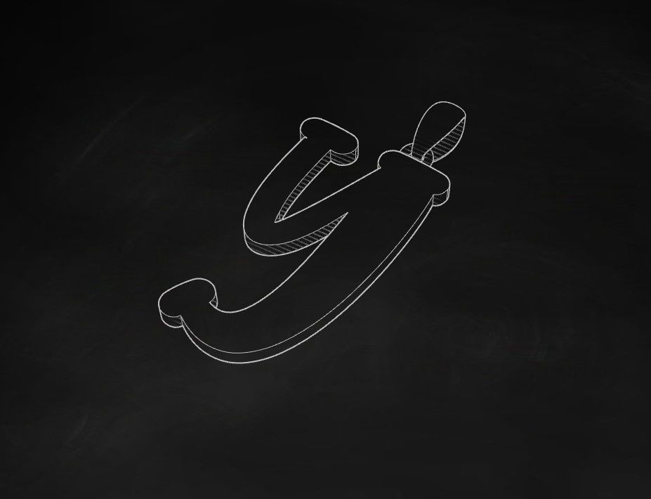 Model 999 Y Bone Initial Letter Alphabet Pendant 3D print model_9