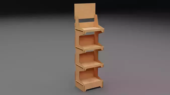 Empty expositor display