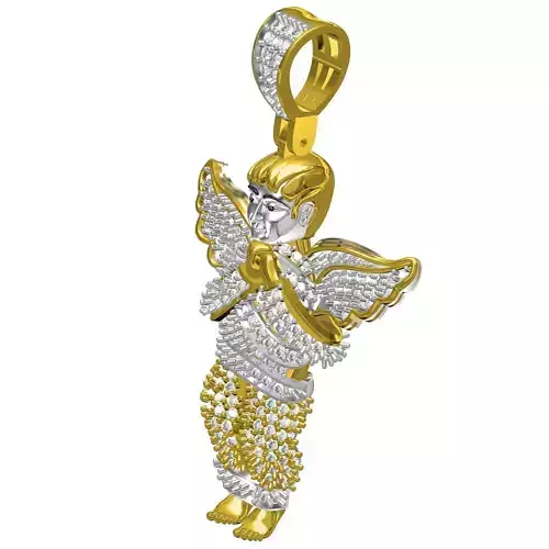 Baby Angle Hip Hop Pendant