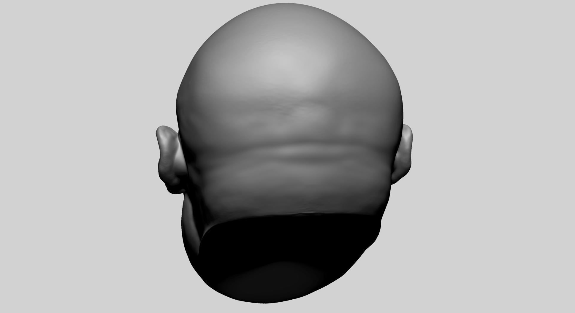 Speed Sculpt - Male Head B 3D model_5