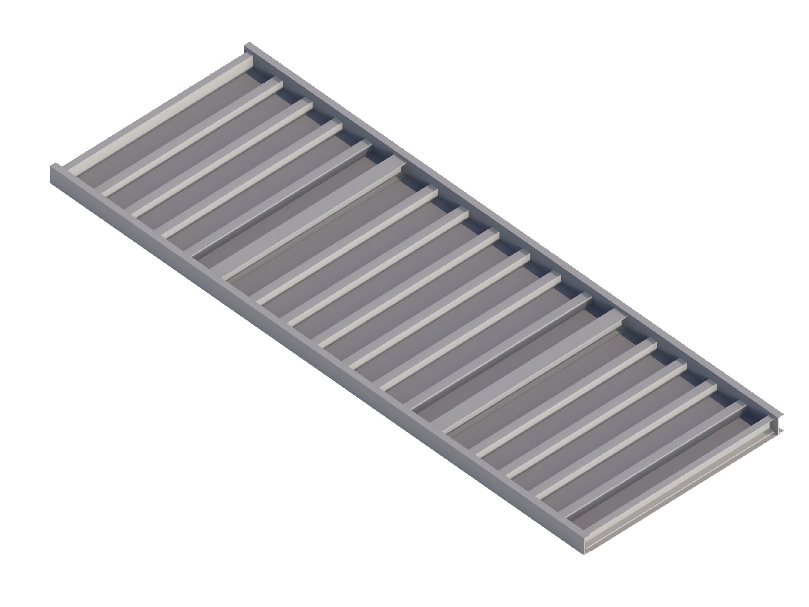 Precast Concrete Wall -MOLD 3D model_1