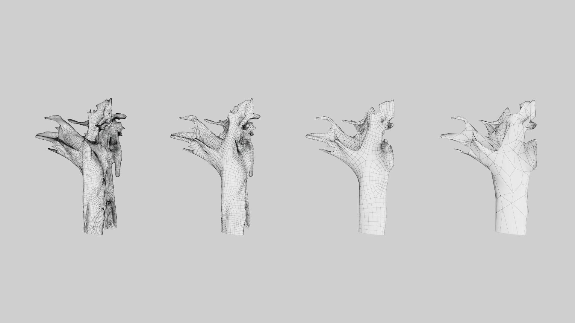 PSWooden001 scanned Wood chip Low-poly 3D model_11