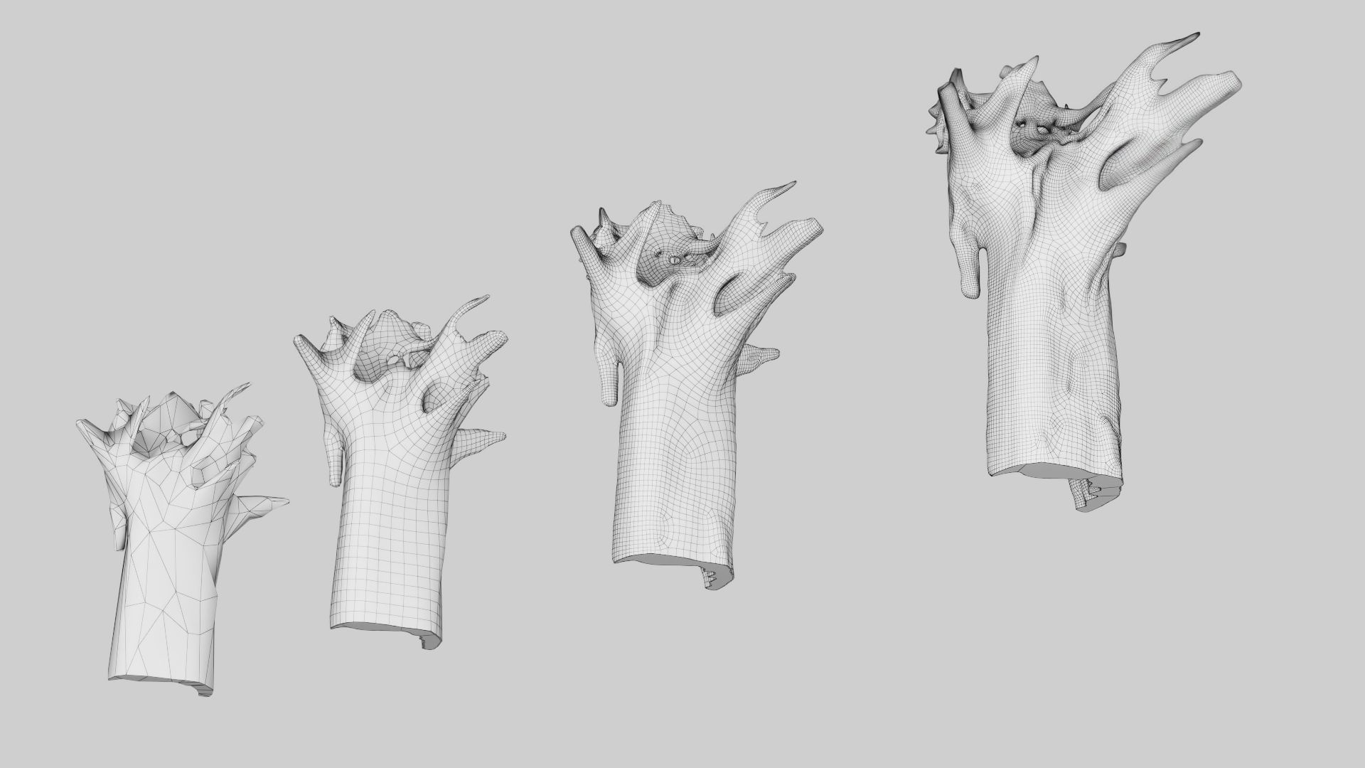 PSWooden001 scanned Wood chip Low-poly 3D model_18