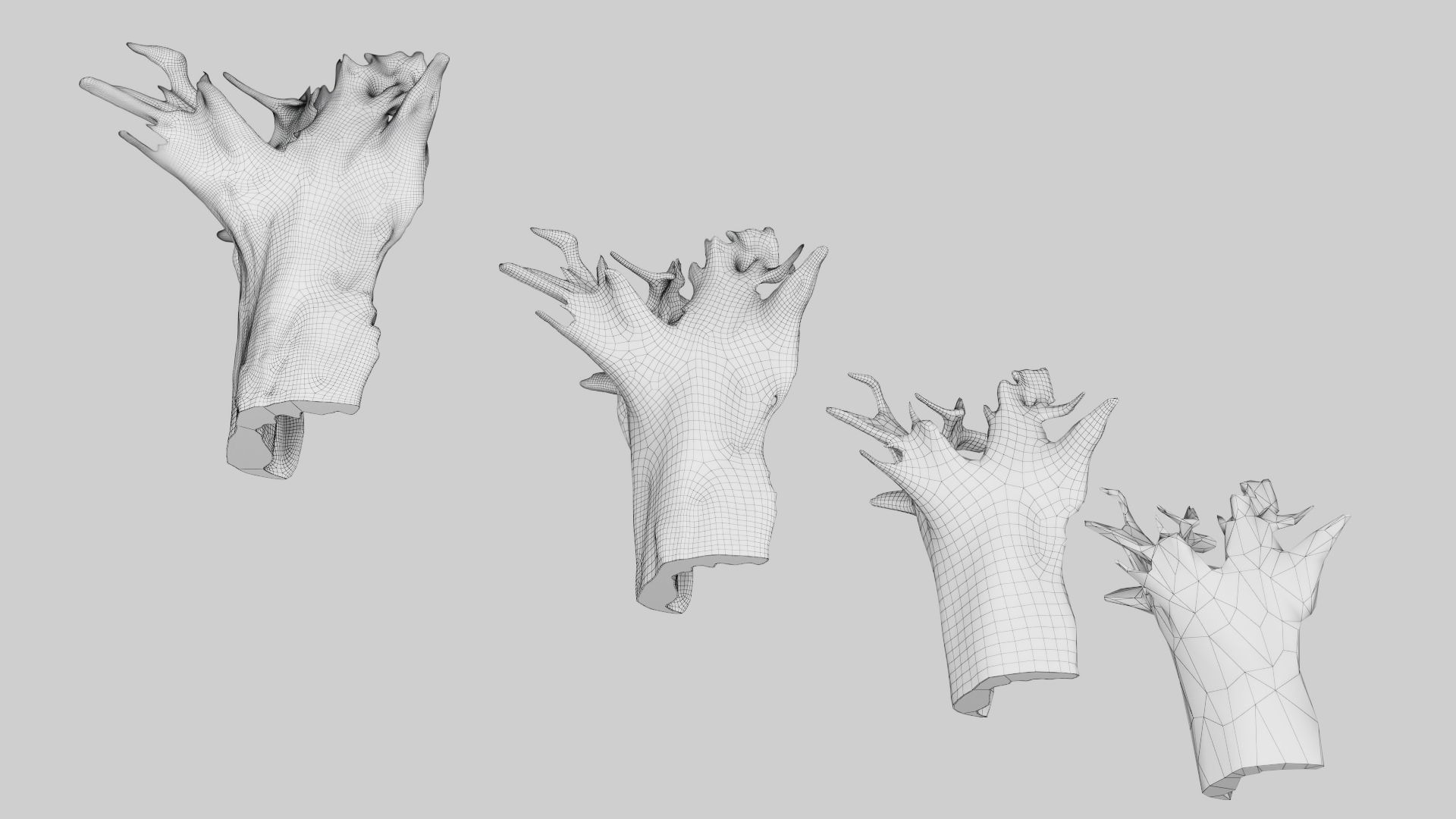 PSWooden001 scanned Wood chip Low-poly 3D model_17