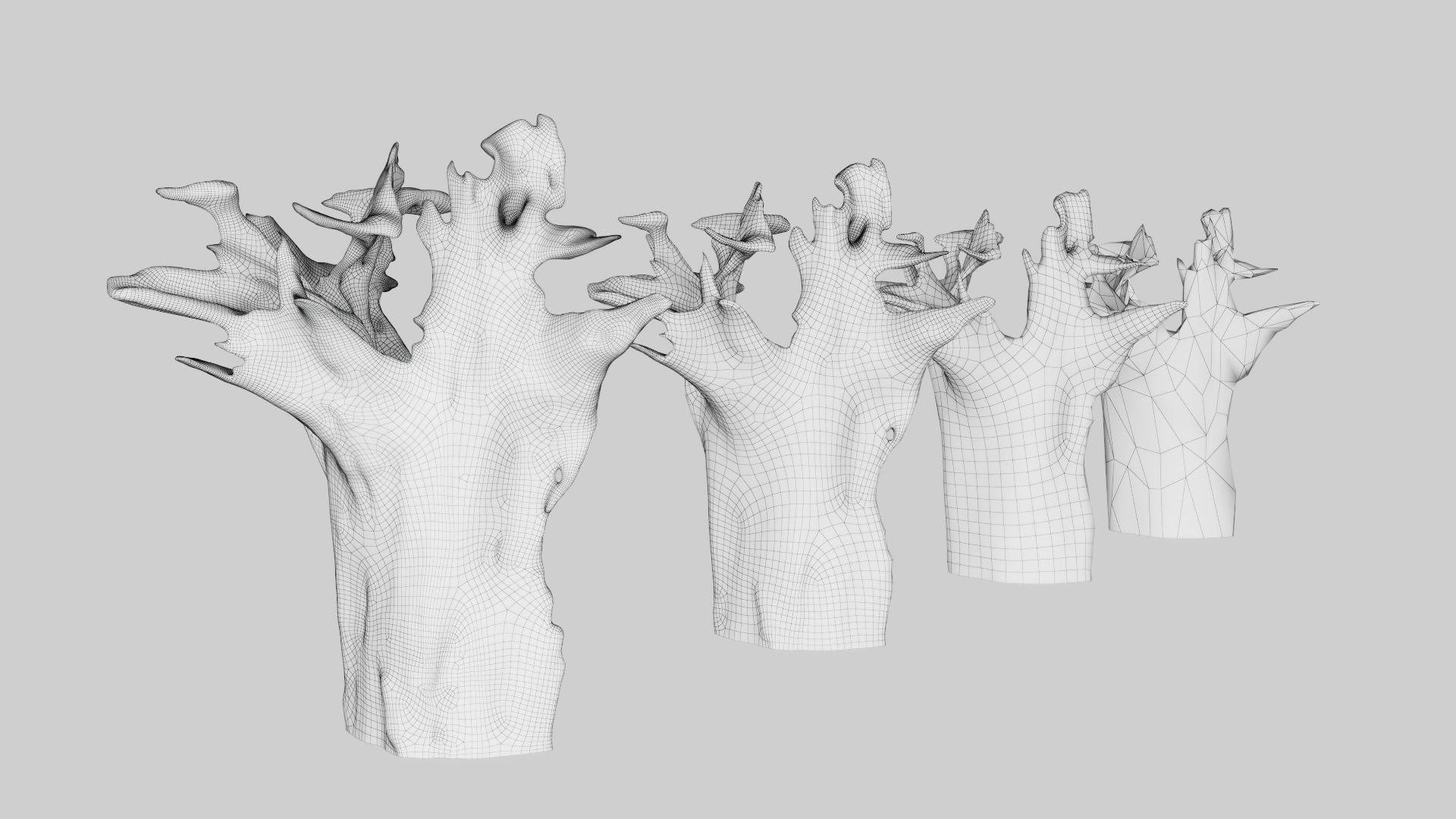 PSWooden001 scanned Wood chip Low-poly 3D model_12