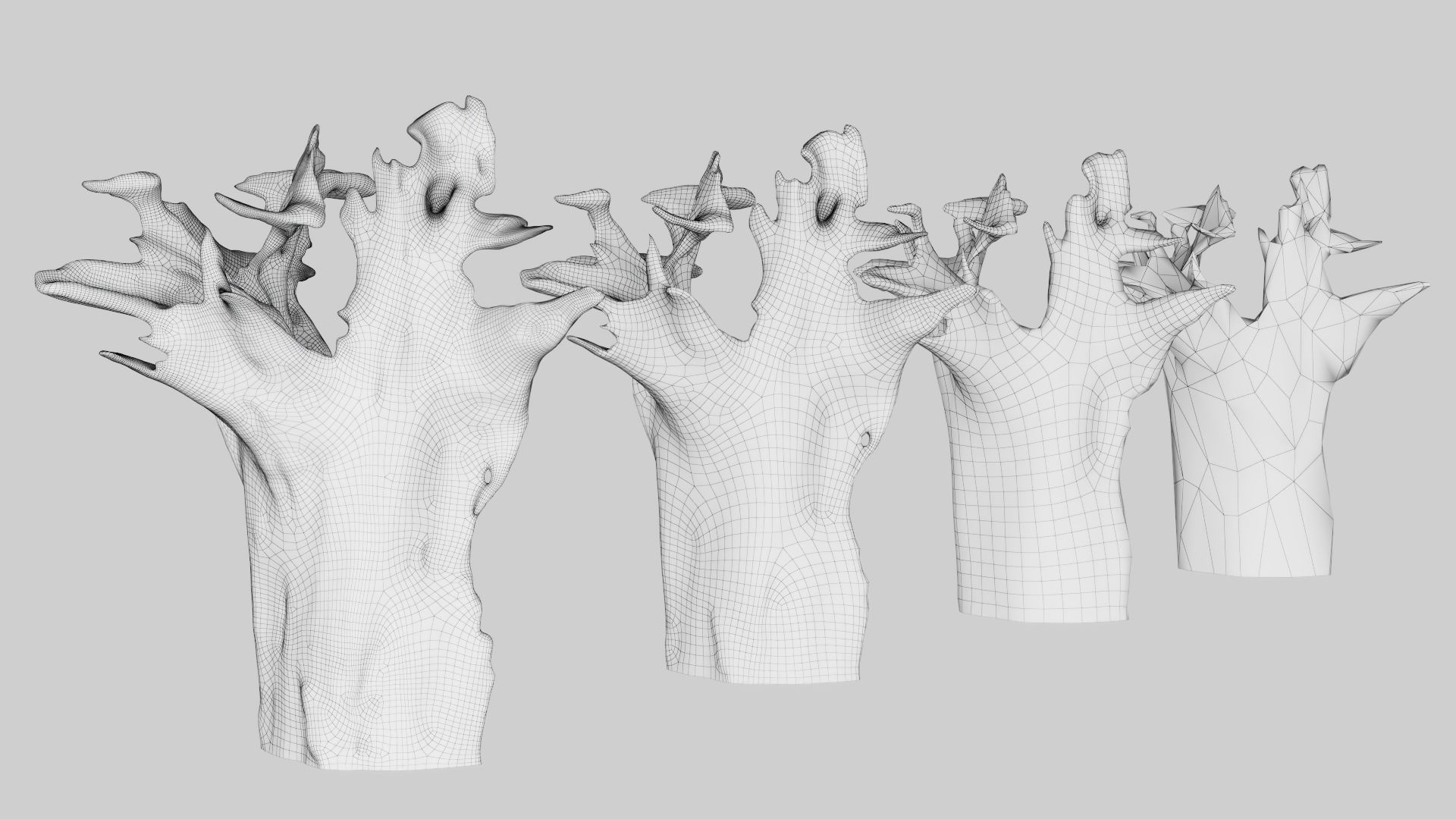 PSWooden001 scanned Wood chip Low-poly 3D model_20