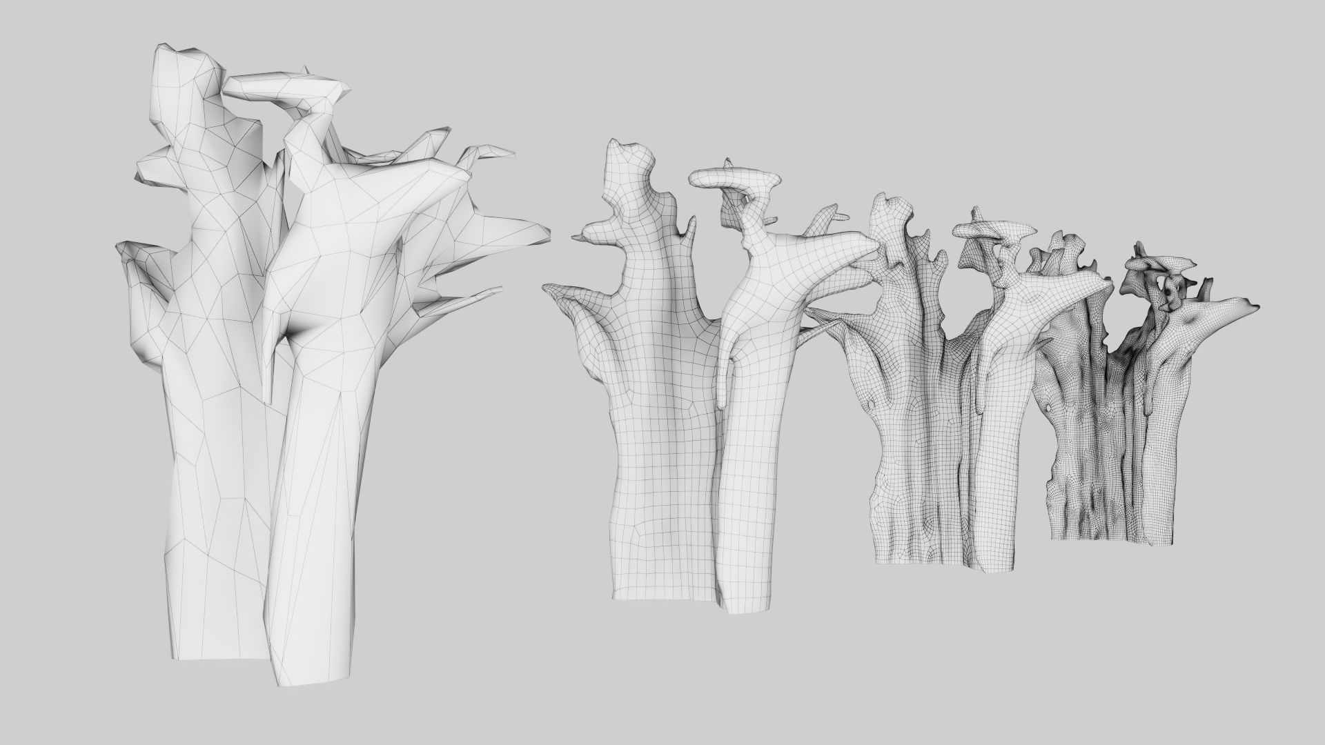 PSWooden001 scanned Wood chip Low-poly 3D model_14