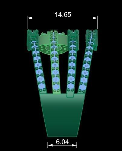 fashion-ring rose gold ring with diamonds 3D print model_7