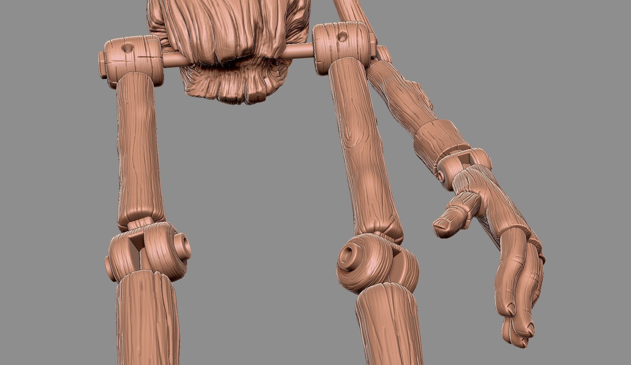 PINOCCHIO DEL TORO POSE 1 3D print model_4